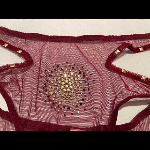 NWT Agent Provocateur GINGER Brief Burgundy - Picture 4 of 10
